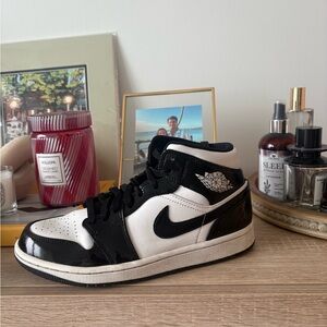 Air Jordan Black and White Sneakers